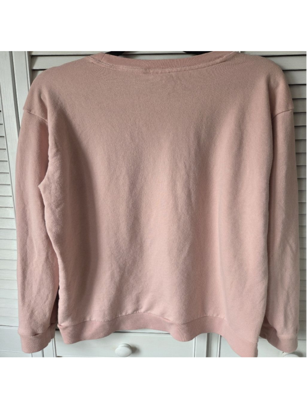 Women's PINK Victoria's Secret Sweatshirt L Pink with White Logo - Picture 6 of 13